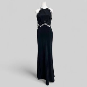 Marina New! Beaded Cocktail Party masquerade Evenjnt Maxi Dress